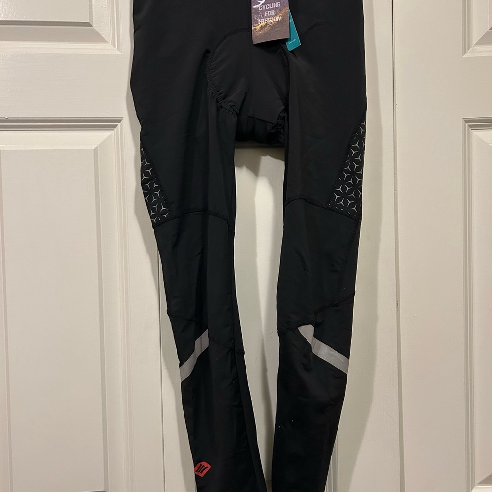 Santic Padded Cycling Pants  with Reflective Accents